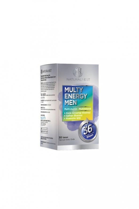 NaturalNest Multy Energy Men 30 Tablet