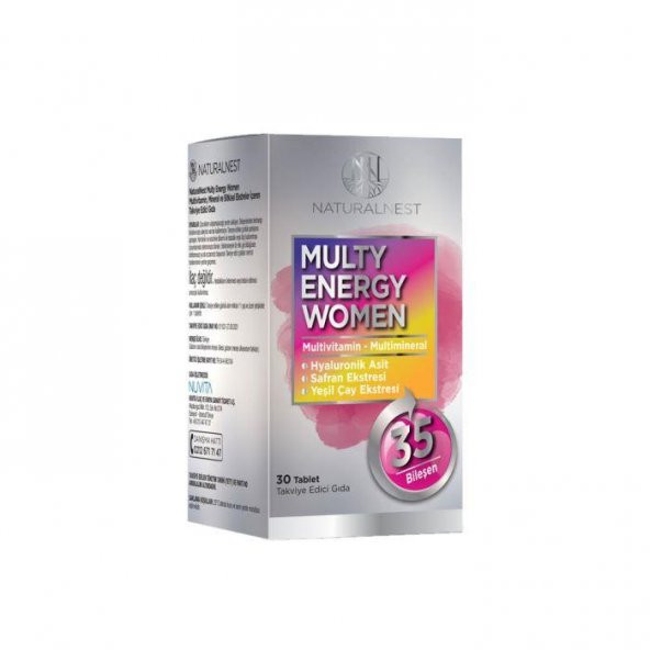 NaturalNest Multy Energy Women 30 Tablet