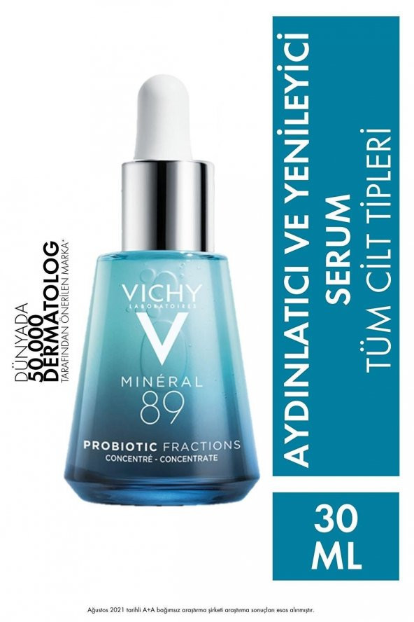 Vichy Mineral 89 Probiyotik Yenileyici ve Onarıcı Serum 30 ml