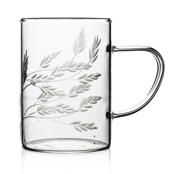 DECOCIA K50 BOROSİLİKAT 3LÜ İNCE CAM KUPA 200CC SÜRGÜN DESENLİ ürün görseli