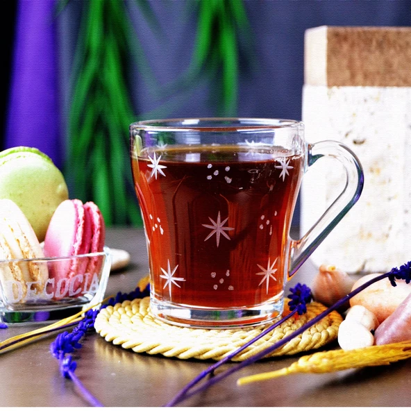 DECOCIA K20 6LI CAM KUPA 205CC SEMA DESENLİ - Resim 2