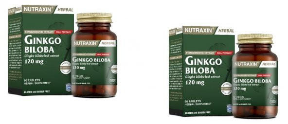 Nutraxin Ginkgo Biloba 60 Kapsül x 2 Adet