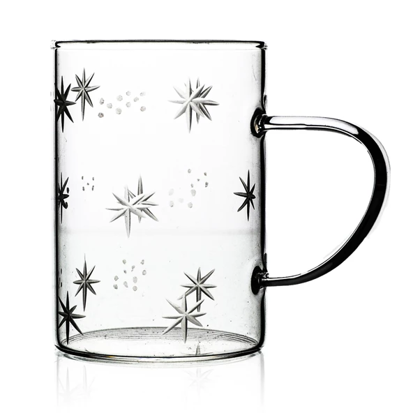 DECOCIA K50 BOROSİLİKAT 3LÜ İNCE CAM KUPA 200CC SEMA DESENLİ ürün görseli