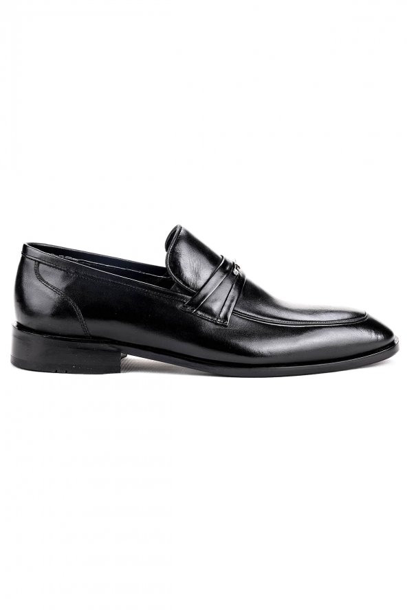 Nevzat Zöhre 1911 %100 Deri Neolit Taban Günlük Klasik Erkek Ayakkabı Siyah