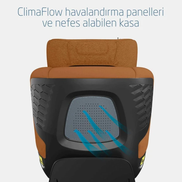Maxi-Cosi Mica Pro Eco I-Size ADAC'lı İsofix'li 360 Dönebilir Yatabilir 0-18 Kg Bebek Oto Koltuğu Authentic Cognac - 2