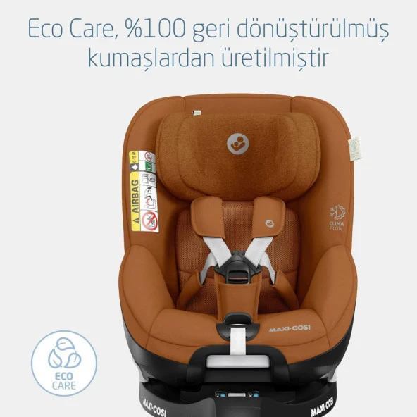 Maxi-Cosi Mica Pro Eco I-Size ADAC'lı İsofix'li 360 Dönebilir Yatabilir 0-18 Kg Bebek Oto Koltuğu Authentic Cognac - 5