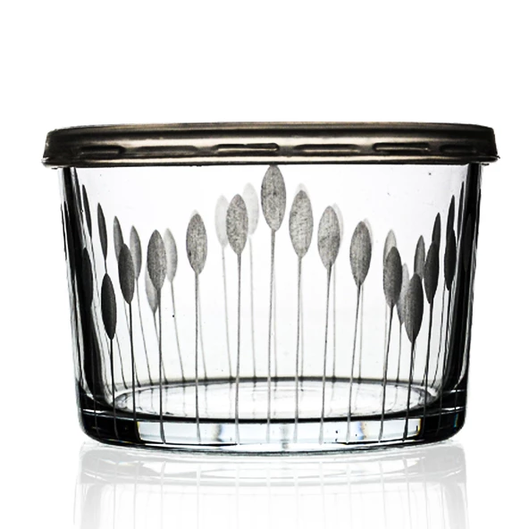 Decocia Şeffaf Kapaklı 3lü Reçellik Vega Desenli ürün görseli