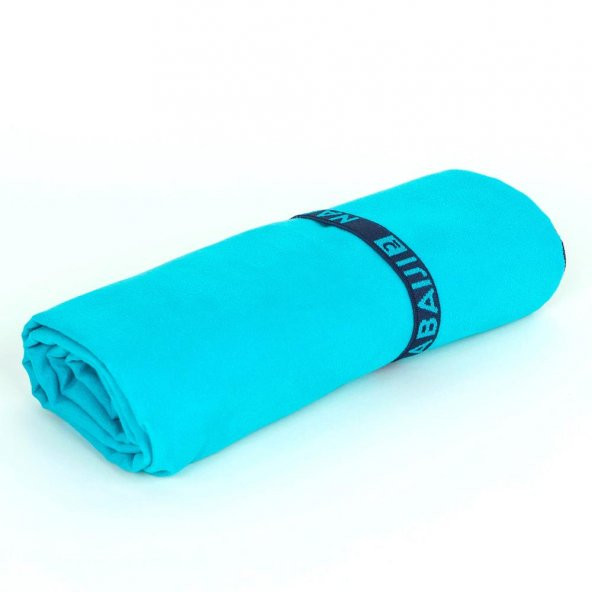 Havuz Deniz Plaj Havlusu Mikrofiber Havlu Spor Havlusu 80x130 Cm Mavi-Yeşil - 4