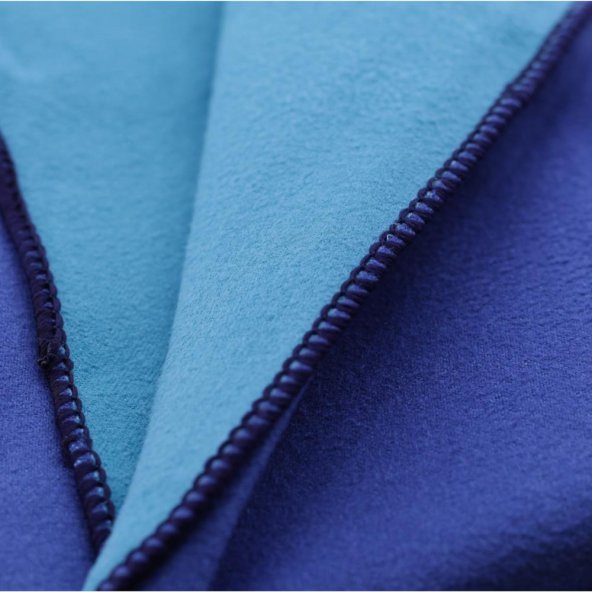 Havuz Deniz Plaj Havlusu Mikrofiber Havlu Spor Havlusu 80x130 Cm Mavi-Yeşil - 7