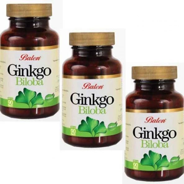 3 Adet Balen Ginkgo Biloba 600 Mg 60 Kapsül ürün görseli 1