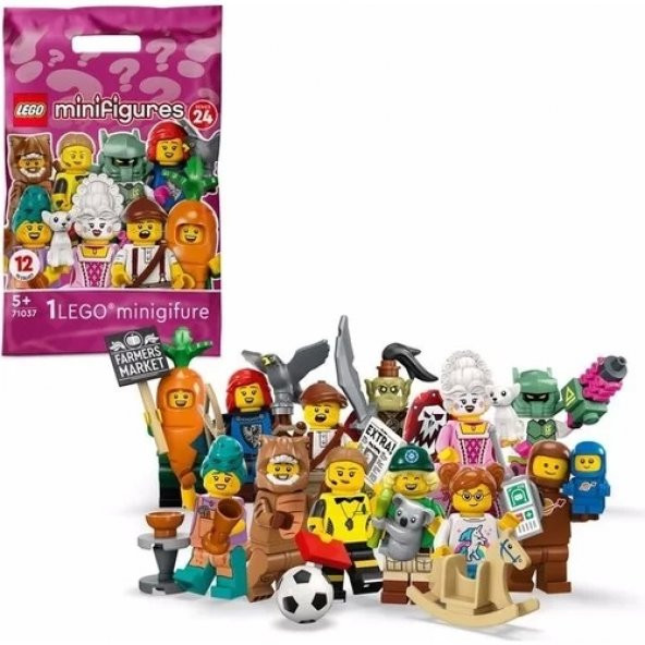 LEGO 71037 Minifigür Seri 24 Sürpriz Paket (1 Adet Minifigür Gönderilir) - 1