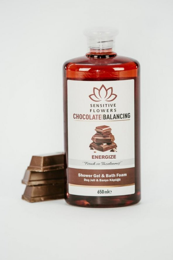 Sensitive Flowers Chocolate Energise Duş Jeli 650 Ml - 4