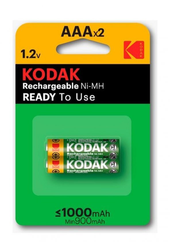 İnce Şarj Edilebilir AAA 1000 mah 2 li 1 Paket Kumanda Pili Şarjlı Ni-mh 1 Paket Doldurulabilir Pil - 2