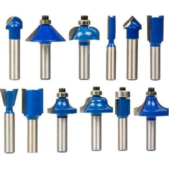 Topshop Th03038 Freze Bıçağı Seti 6 Mm 12 Parça - 2