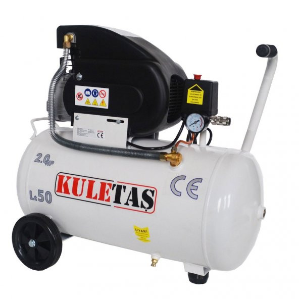 Kuletaş 2 Hp 8 Bar 50 Lt Hava Kompresörü