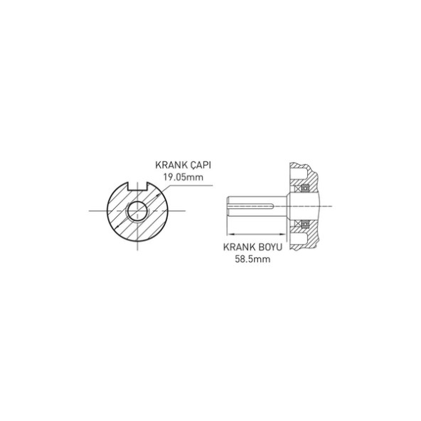 Kama By Reis GK210 7hp Kamalı İpli Benzinli Motor - 2