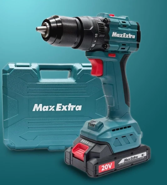 Max Extra MXP2690 Kömürsüz Çift Akülü Darbeli Matkap ürün görseli 1
