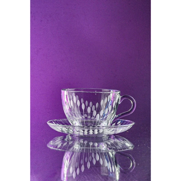 Decocia Basic Fincan Set 6 Kişilik 12 Parça 238ccVega Desenli - 3