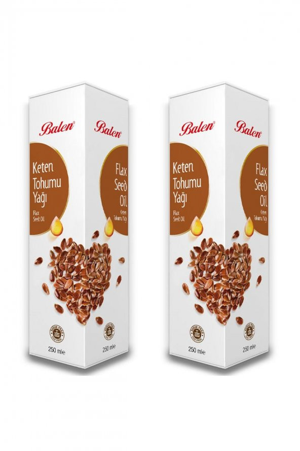 Balen Keten Tohumu Yağı Soğuk Pres 2 X 250 ml