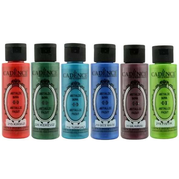 CADENCE METALİK 70ML 6LI SET