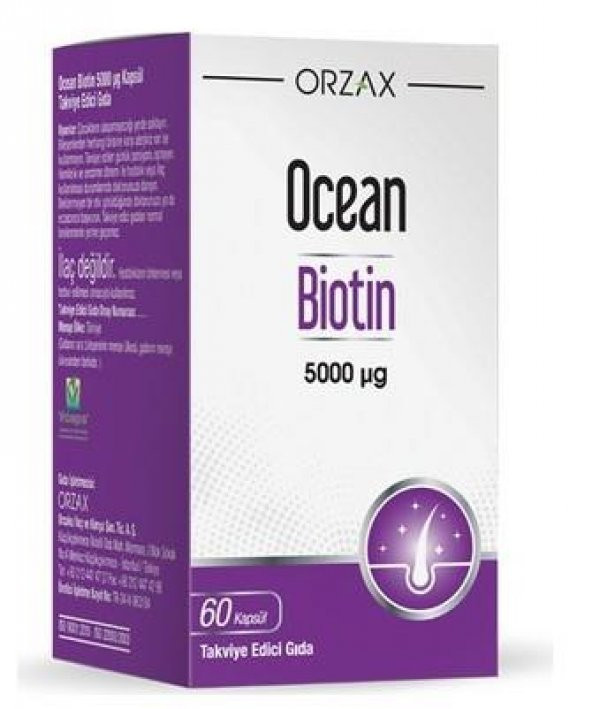 Ocean Biotin 5000 mcg 60 Kapsül