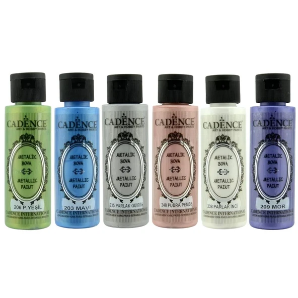 CADENCE METALİK 70ML 6LI SET ürün görseli 1