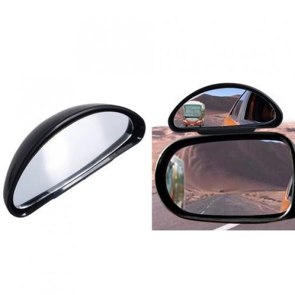 Sürücü Eğitmen Aynası Oval Siyah