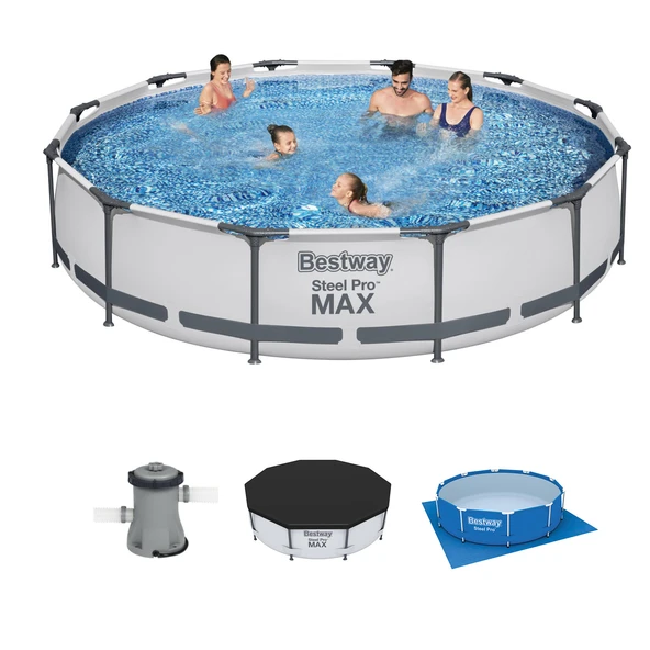 BESTWAY  STEEL PRO MAX PREFABRİK HAVUZ SET BW453 56416 ( 366 cm x 76 cm )