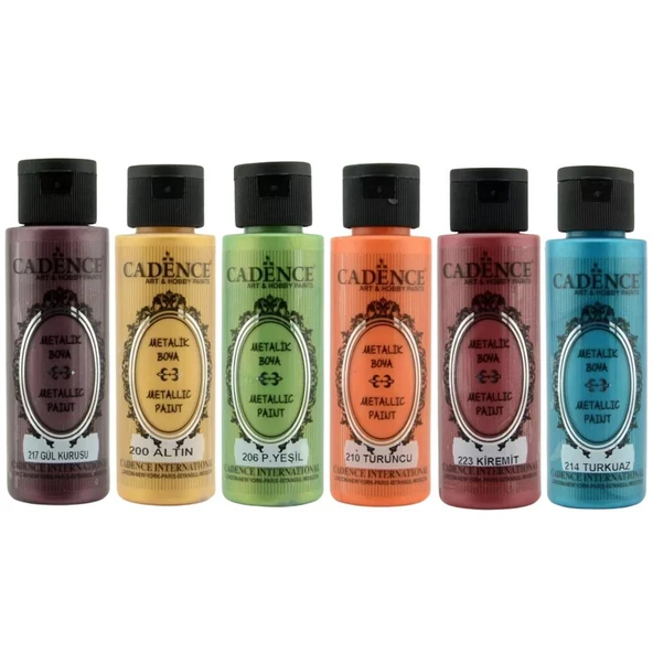 CADENCE METALİK 70ML 6LI SET