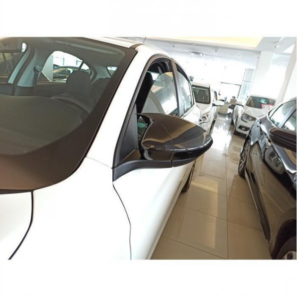 Fiat Egea HB Sedan Batman Yarasa Ayna Kapağı 2015 Sonrası Piano Black - 4