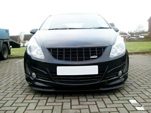 Opel Corsa D MK4 uyumlu ÇUPRA Ön Tampon Lipi Cupra Lip 3 Parça - 2