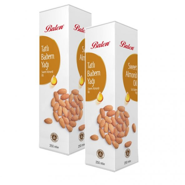 Balen Tatlı Badem Yağı 2 x 250 ML
