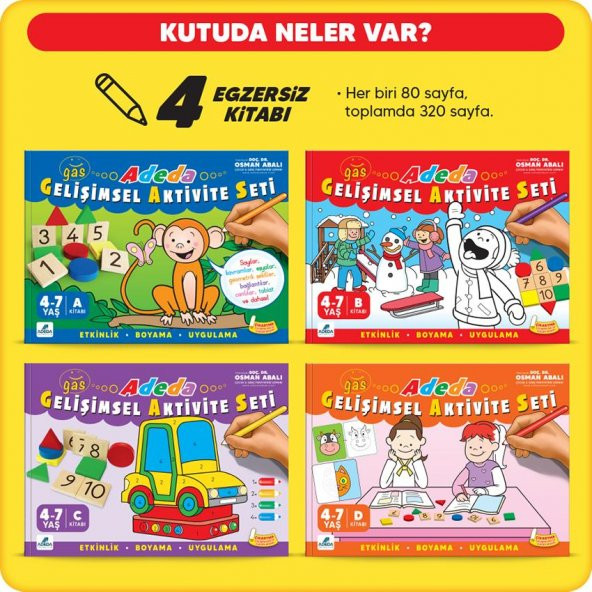 Adeda Gelişimsel Aktivite Seti 4-7 Yaş - 5