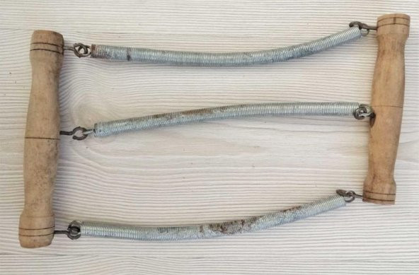 ESKİLERDEN AHŞAP SPOR ALETİ YAYLI SPOR ALETİ