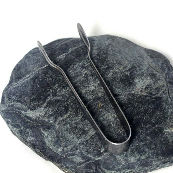 Eski Krom Renkli Metal Şeker Maşası  Metal Maşa - 2