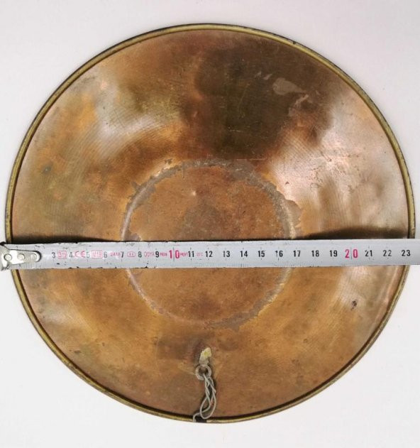 MAVİ BONCUK HALK DANSLARI BAKIR DUVAR SÜSÜ - Resim 2