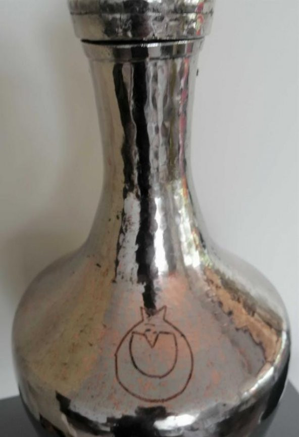 53CM ÇİVİ AY YILDIZ İŞLEMELİ BAKIR IBRİK BAKIR İBRİK - 3