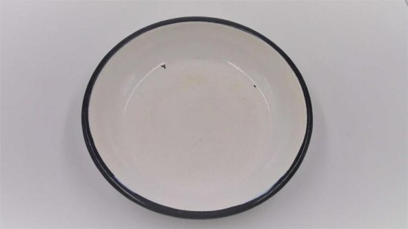 Sanat Taciri- Eskilerden Emaye Tabak - Dekorluk -Bahçe Ev Dekoru ürün görseli 1