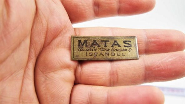 Antika MATAŞ Ticaret Gümrük Anonim şt.- Firma - İşyeri - Marka Yazılı Koleksiyon Parçaları