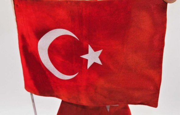 Masa Üzeri Bayrak İkili Bayrak Türk Bayrağı - 4