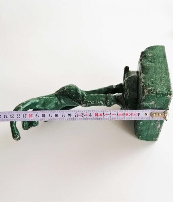 23 cm Büyük Boy Etli Madenci Biblosu Metal Biblo - 2