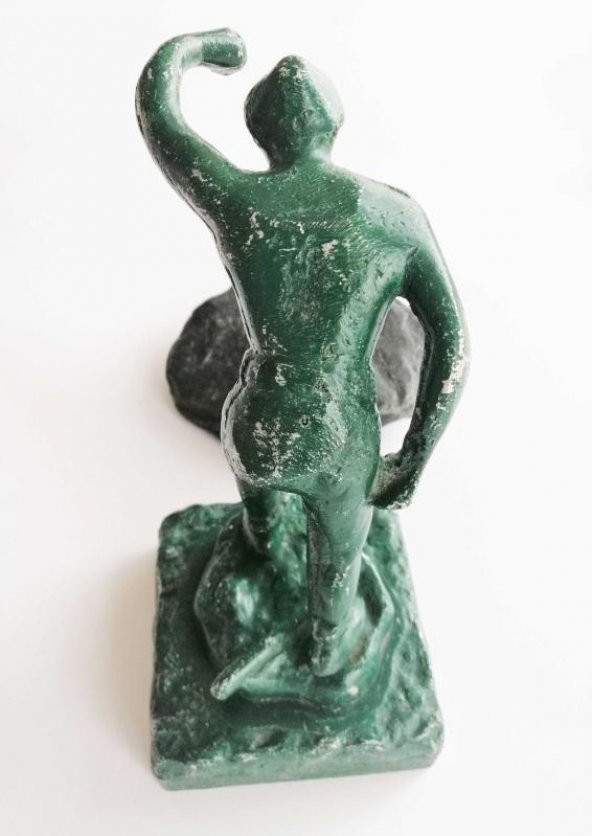 23 cm Büyük Boy Etli Madenci Biblosu Metal Biblo - 4
