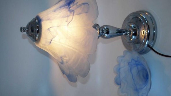 Sanat Taciri- Eskilerden Çalışır Vaziyette Abajur - Gece Lambası - Resim 2