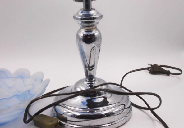 Sanat Taciri- Eskilerden Çalışır Vaziyette Abajur - Gece Lambası - Resim 3