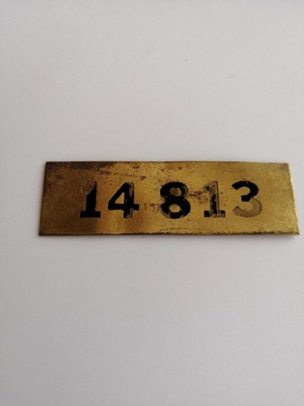 14813 Numara - Kapı Numarası  Masa Numarası Otel Odası Numarası Bina Numarası ürün görseli