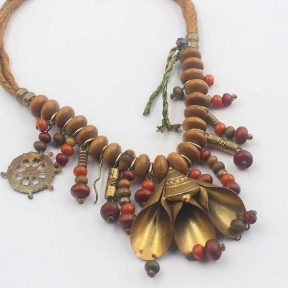 Eskilerden - Boncuklu - Farklı Tasarım Kolye - Resim 2