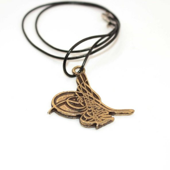 Osmanlı Tuğrası SIFIR Kolye  Osmanlı Tuğralı Kolye