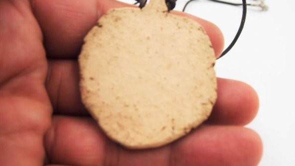 Sanat Taciri- Eskilerden Porselen Orjinal Büyük Kolye - Uzun Kolye - Takı - 2