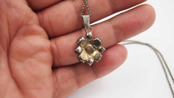 Sanat Taciri- Eskilerden Taşlı Kolye - Uzun Kolye - Takı - 3