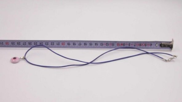 Sanat Taciri- El Yapımı El İş Eskilerden Cam Nazar Boncuklu Kolye - Bileklik - Takı Turuncu - 3